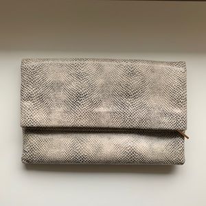 Nico & Olive Faux Snake Skin Clutch, Crossbody Bag